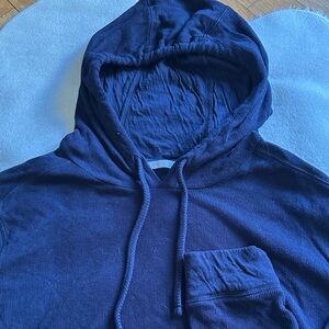 Men's VINCE Navy Blue Hoodie